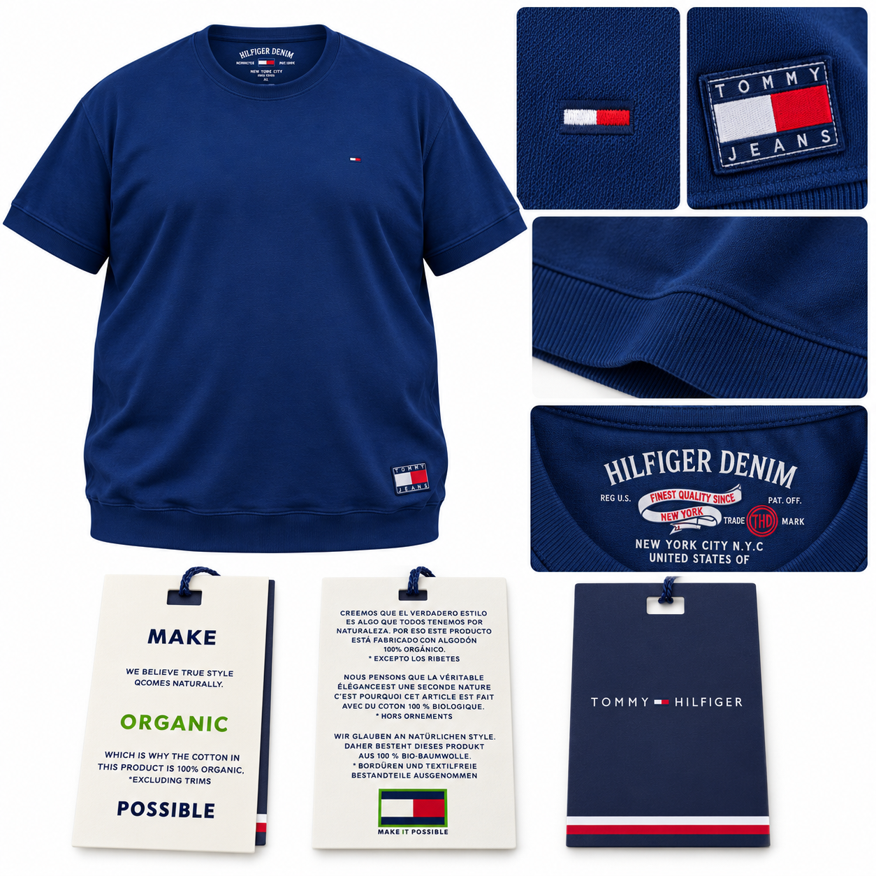  تی شرت Tommy Hilfiger کش دار — تصویر 6